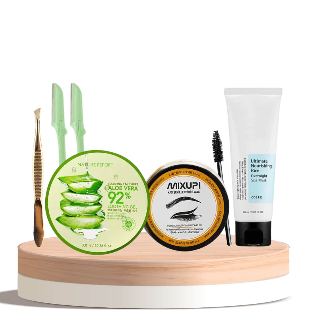 Face and Eyebrow Care and Grooming Box - 4 Products - 1