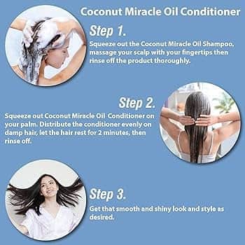 Luxliss Coconut Miracle Oil Moisturizing Shampoo 500 ml - 2
