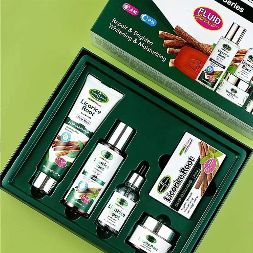 Licorice Skin Care Set CS - Five Cosmetic Products - 2