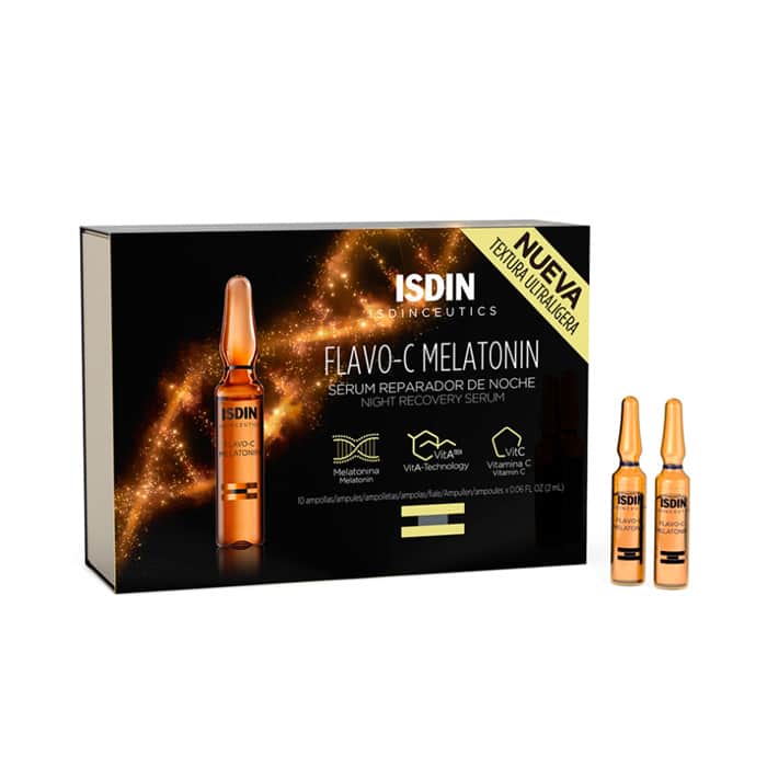 Night Melatonin Repair Serum, 10 Ampoules by Isdin 2 ml - 1