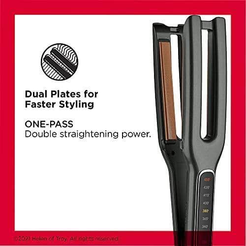 Revlon Hair Straightener With Ceramic And Copper Double Plates 2204 - 3