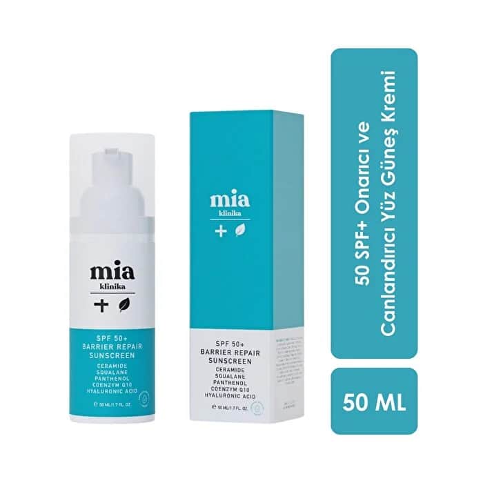 Mia Klinika Spf 50+ Barrier Repair Sunscreen Face Sun Cream 50 ml - 4
