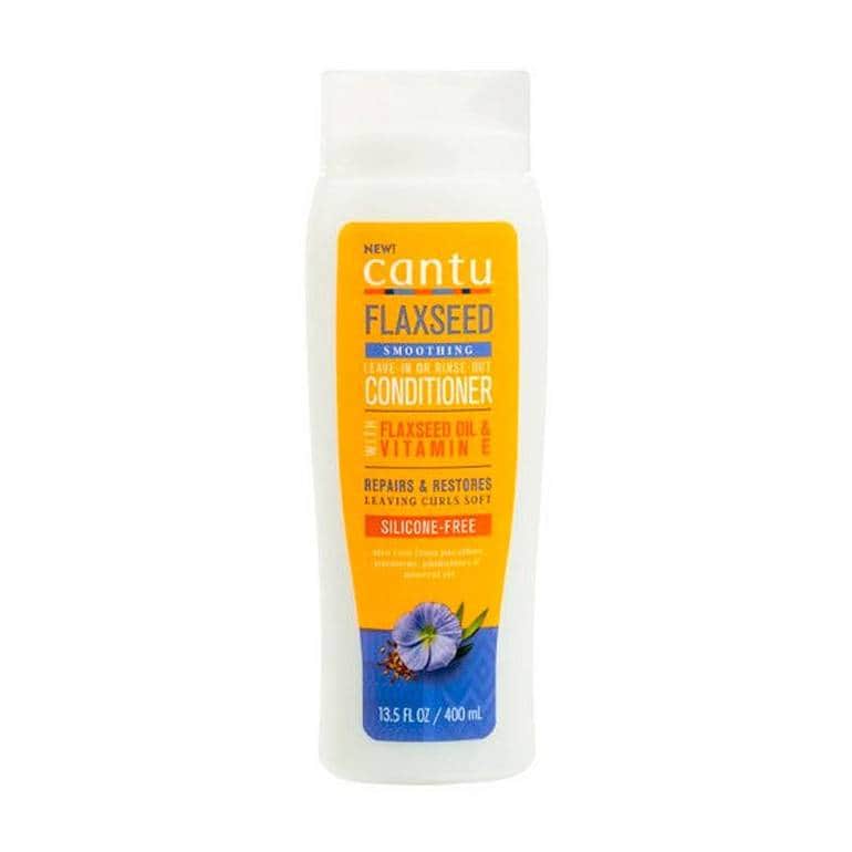 Cantu Flaxseed Smoothing Leave In Or Rinse Out Conditioner 400 ml - 1