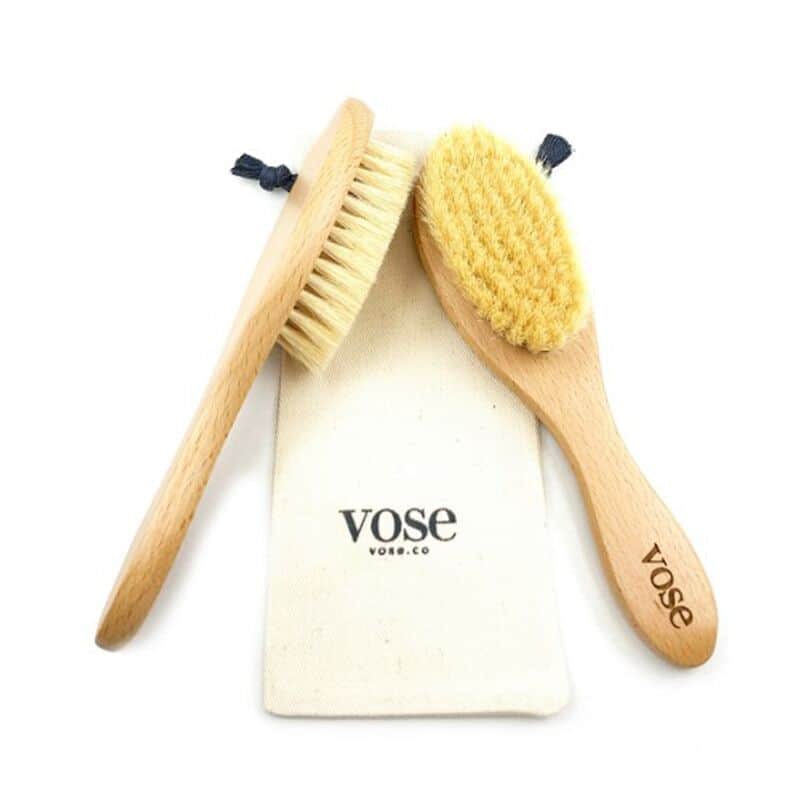 Vose Wooden Soft Baby Hair Brush - 1