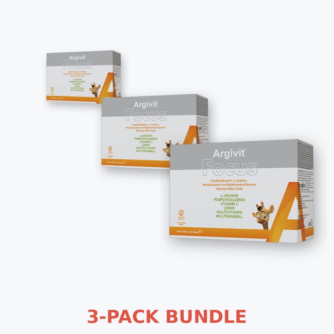 Argivit Focus Sachet - 3 x 30 Sachets Value Pack - 1
