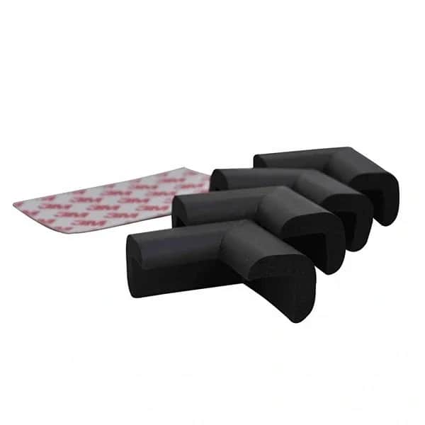 Miny Baby Rubber Corner Protector 4-pcs Black
