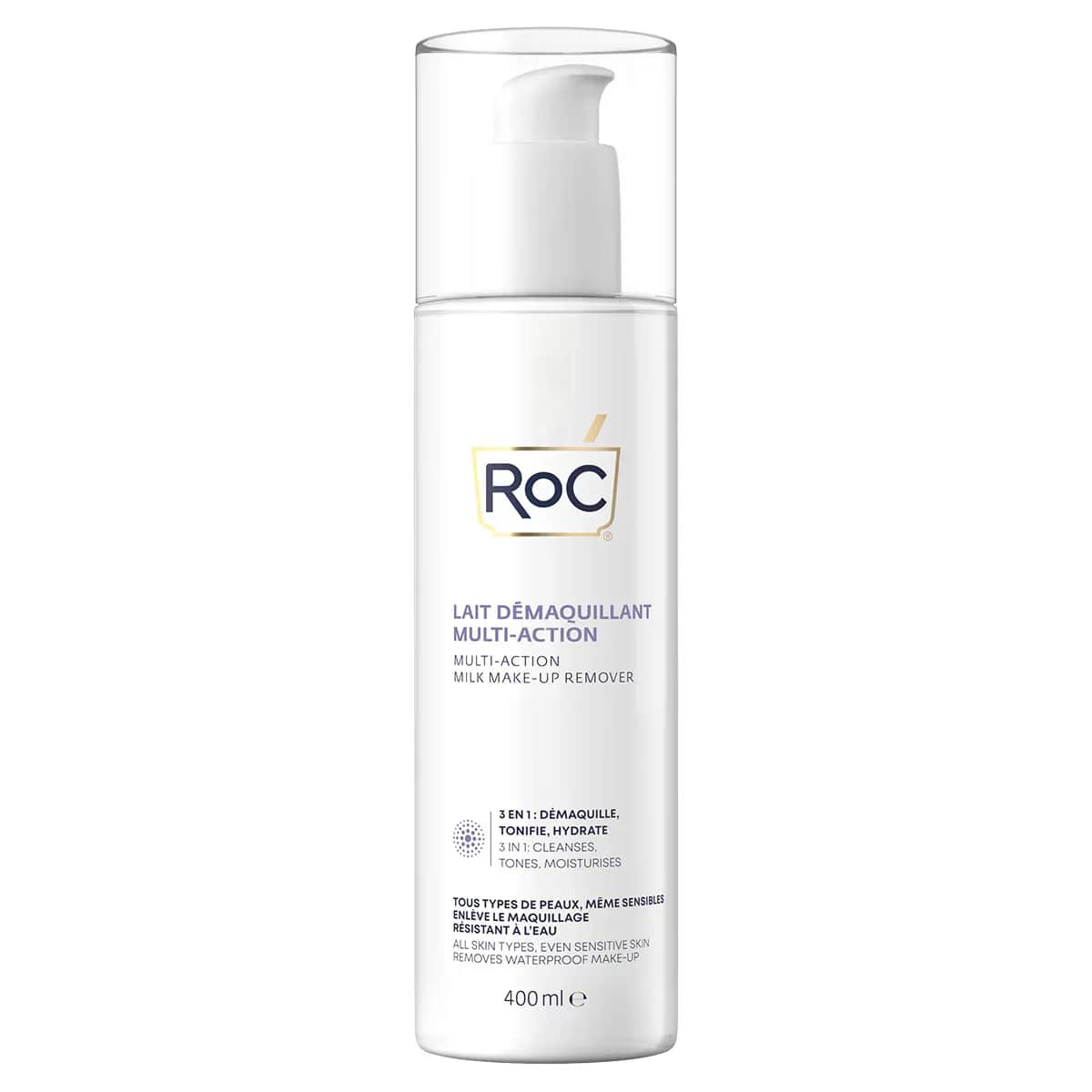 Roc Multi-action Make-up Remover Milk 400 ml