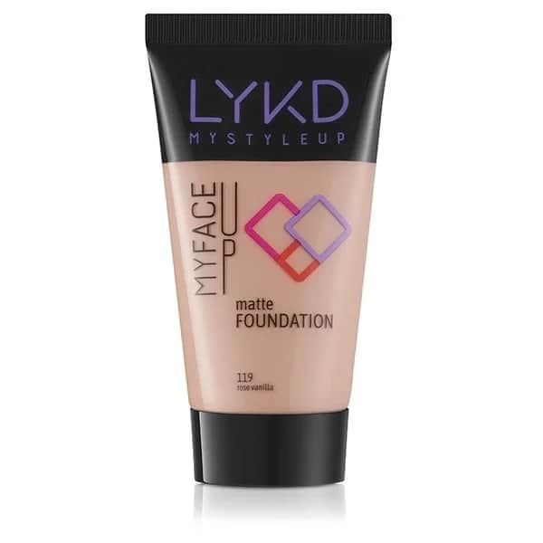 Lykd Matte Foundation 119 rose Vanilla