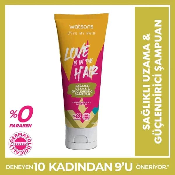 Watsons Love Is In The H'air Healthy Growth &amp; Strengthening Shampoo 250 ml