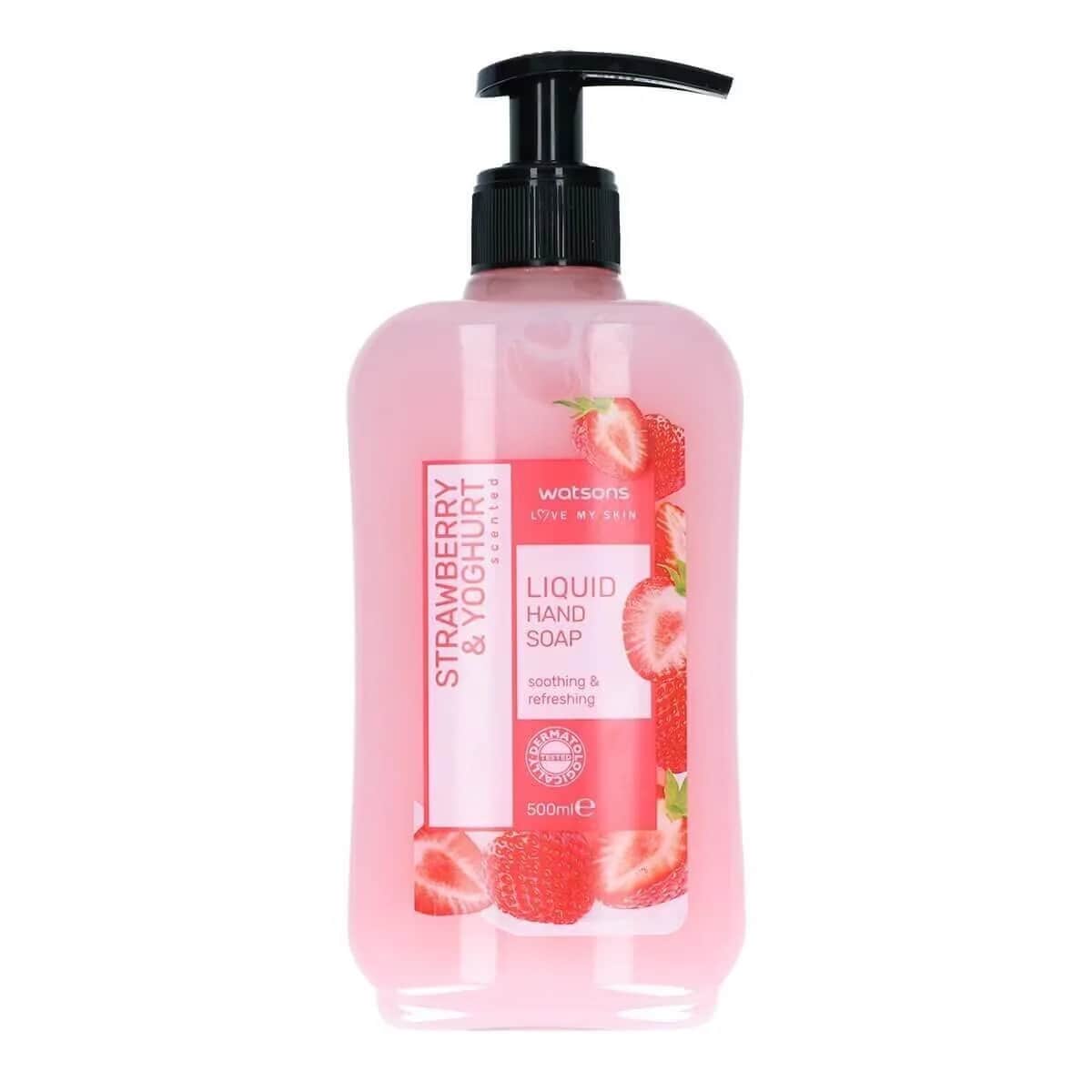 Watsons Hand Soap Strawberry &amp; Yogurt 500 ml