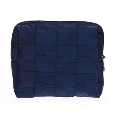 Miine Navy Blue Make-up Bag with Stylish Design &amp; Storage