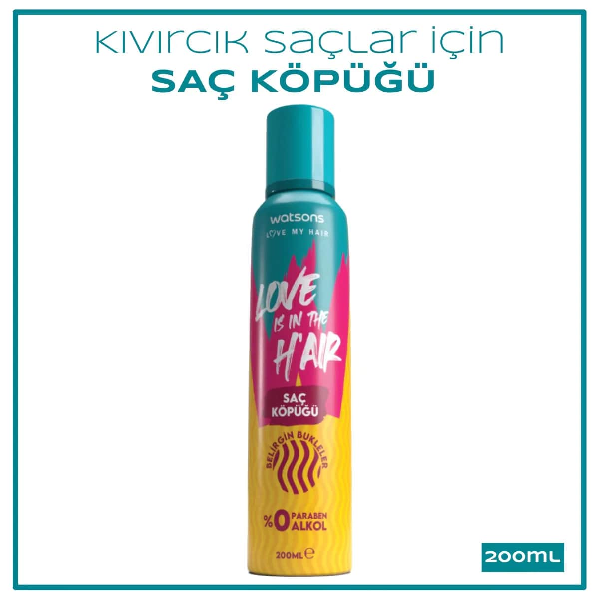 Watsons Hair Mousse Curl Definer 200 ml