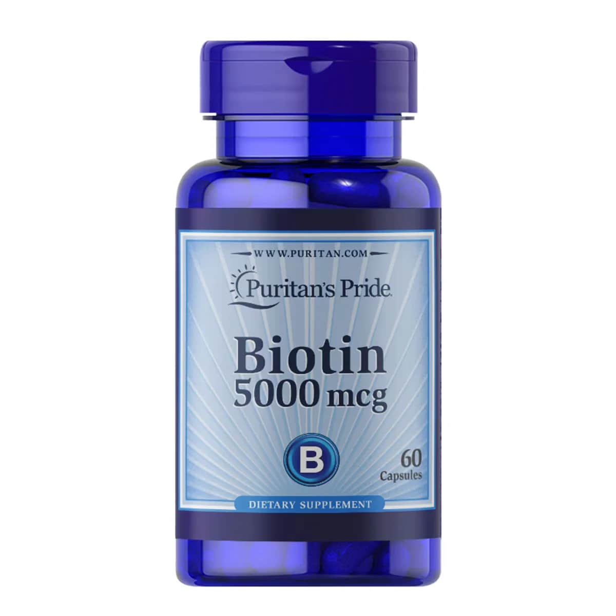 Puritan's Pride Biotii 5000 mcg 60 capsules