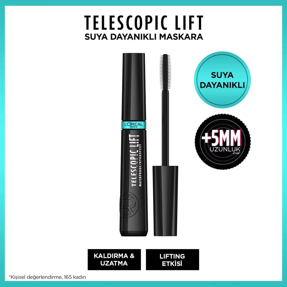 L'Oréal Paris Telescopic Lift Waterproof Black Mascara 9.9 Ml