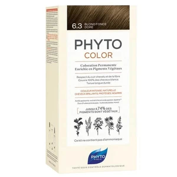 Phyto Phytocolor Herbal Hair Color - 6.3 Dark Auburn Dore New Formula