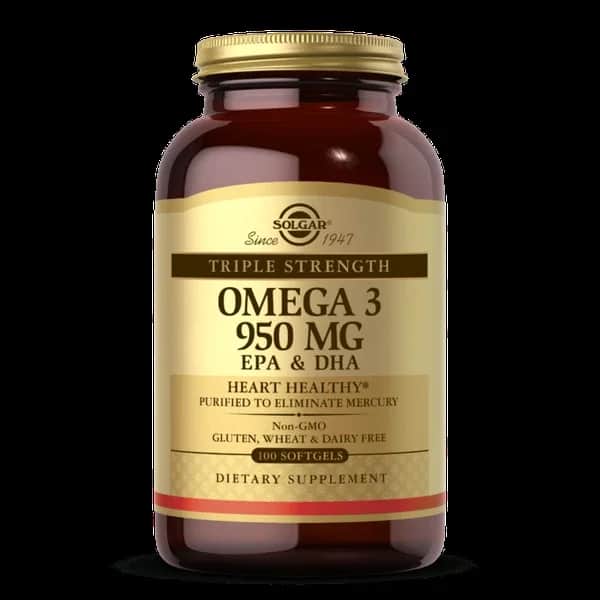 Solgar Omega 3 Fish Oil 950 mg - 50 Soft Gel Capsules