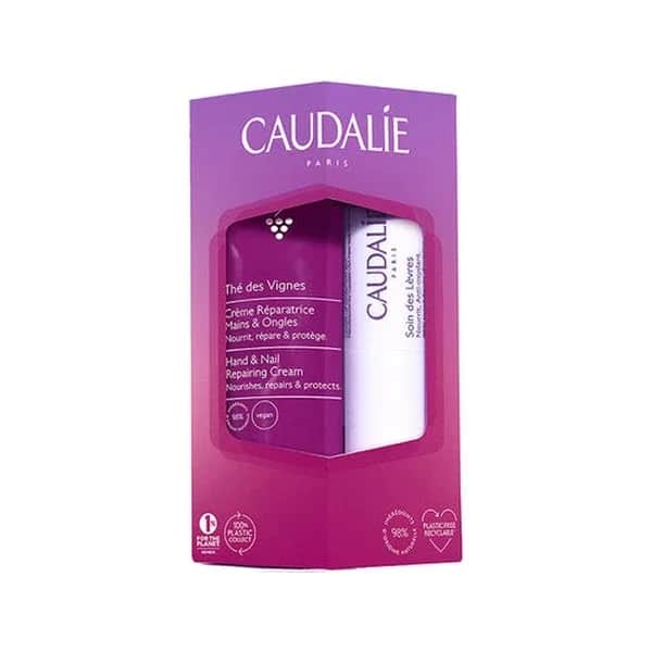 Caudalie Des Vignes Hand &amp; Lip Care Set - Nourishing Duo