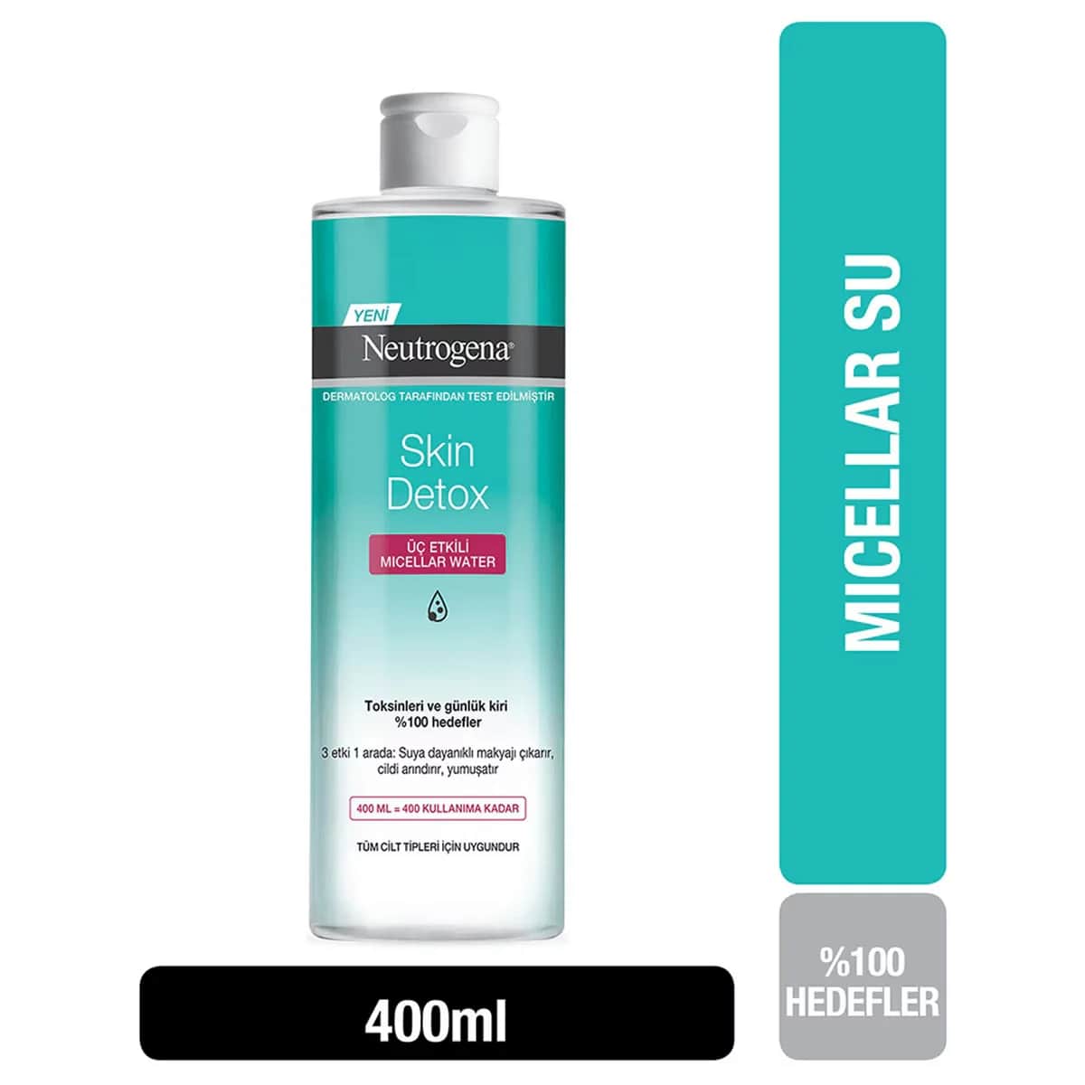 Neutrogena Skin Detox Triple Action Micellar Water 400 ml