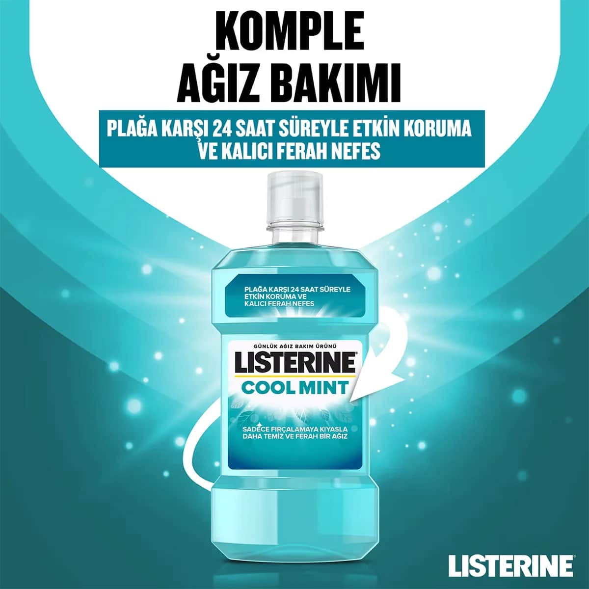 Listerine Cool Mint Light Taste Oral Care Product 250 ml