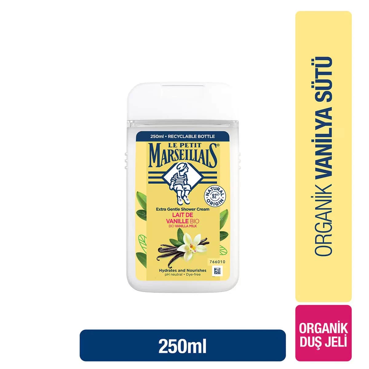 Le Petit Marseillais Vanilla Milk Shower Gel 250 ml