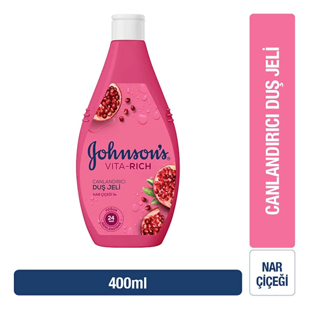 Johnson's Vita-rich Pomegranate Blossom Revitalizing Shower Gel 400 ml