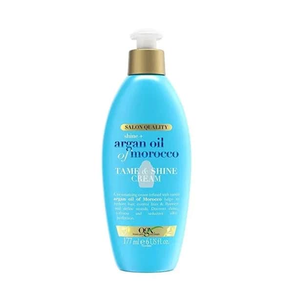 OGX Argan Oil Styling Shine Cream 177ml - Frizz Control &amp; Shine