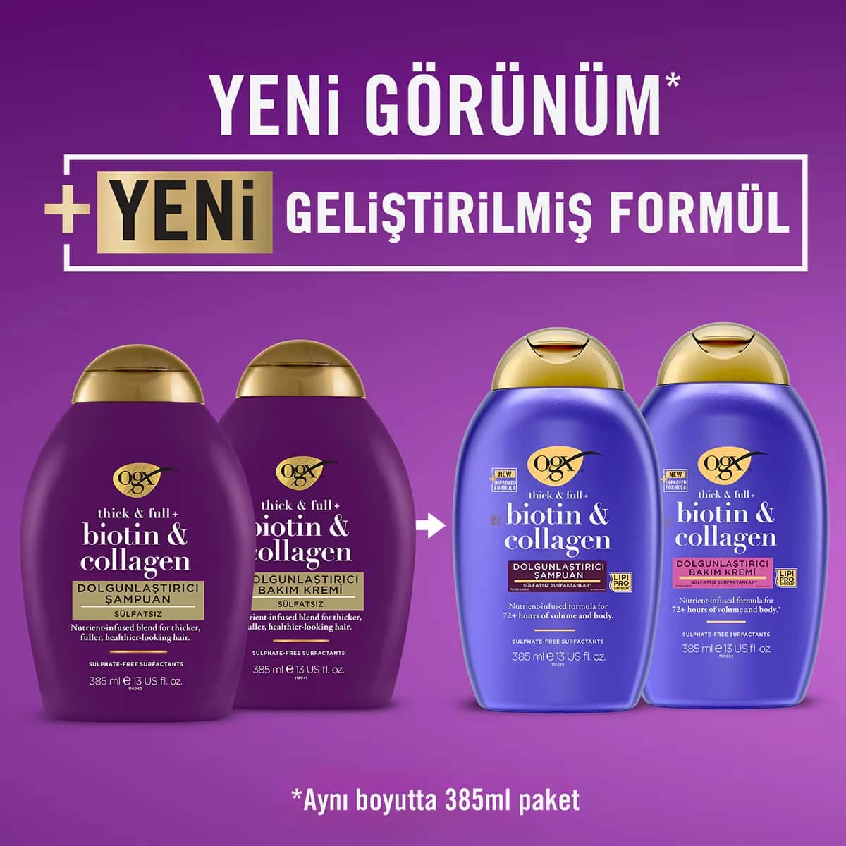 Ogx Shampoo Biotin&amp;Collegen 385 ml