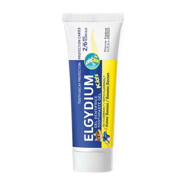 Pierre Fabre Oral Care Elgydium Banana Flavored Children's Toothpaste 2-6 years 50 ml