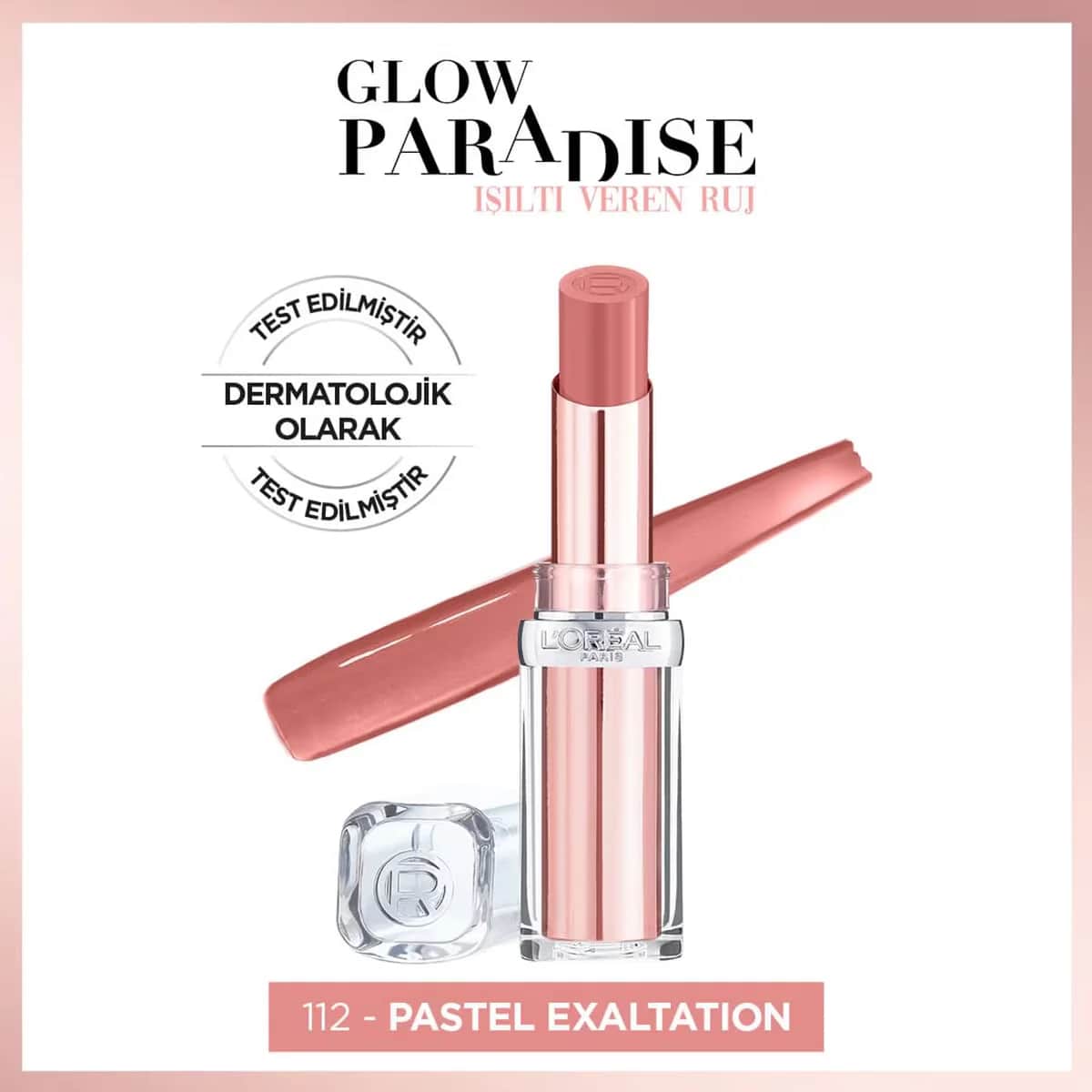 L'Oréal Paris Glow Paradise Balm In Lipstick - 112 pastel Exaltation