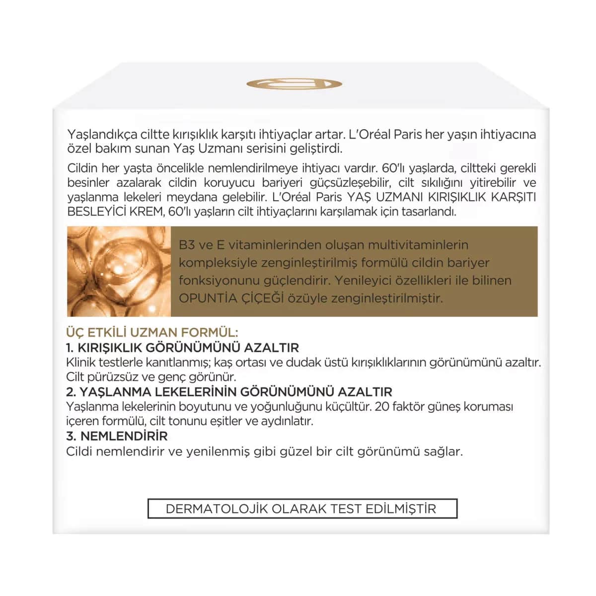 L'Oréal Paris Age Expert 60+ Anti-wrinkle Nourishing Cream 50 ml
