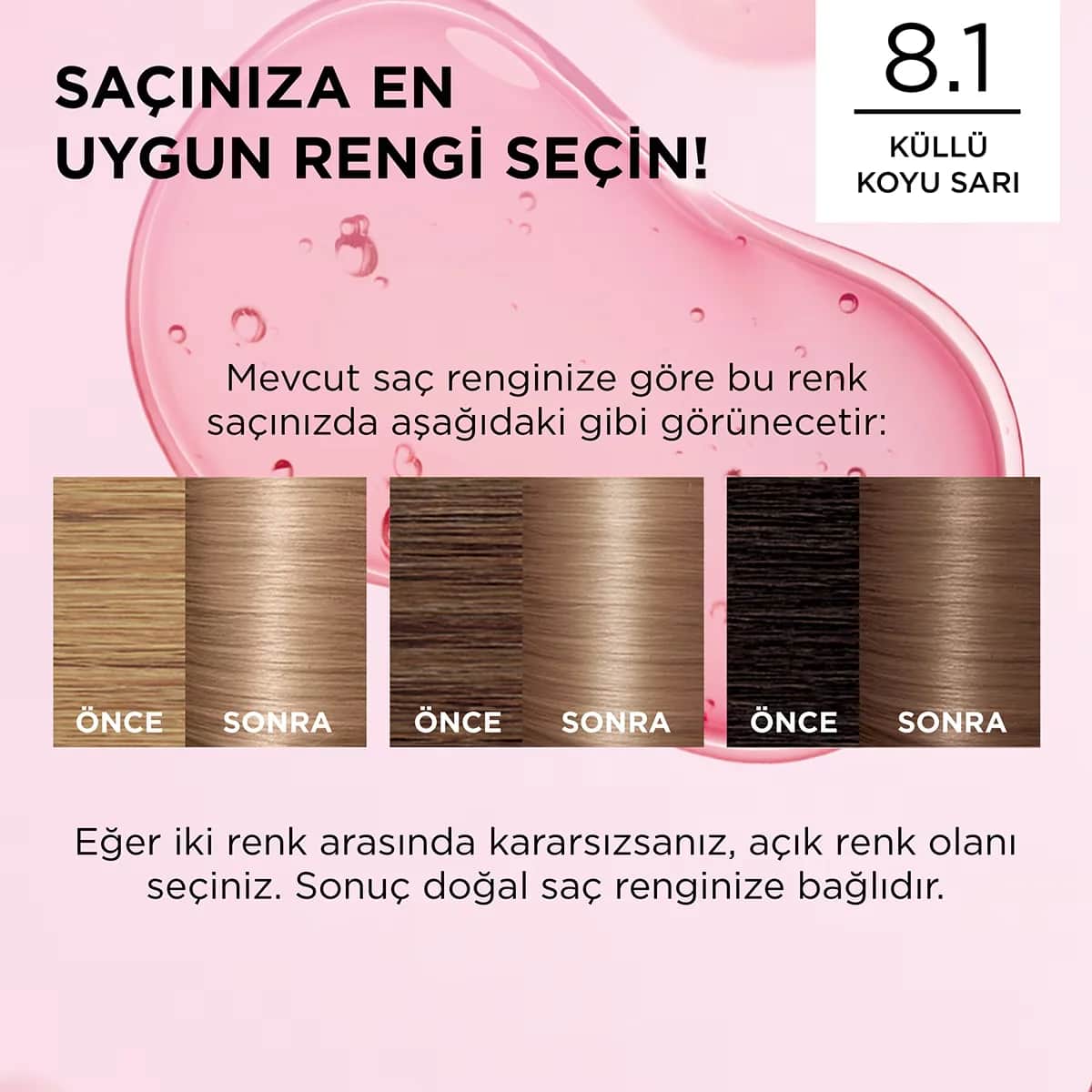 L'Oréal Paris Excellence Creme Hair Dye - 8.1 ashy Dark Blonde