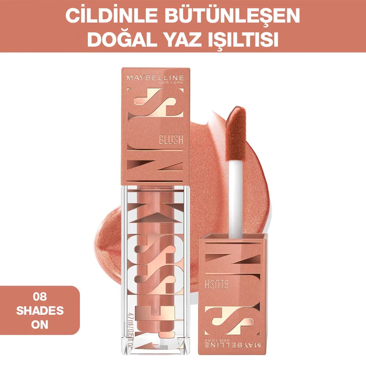 Maybelline New York Sunkisser Liquid Blush 08 shades On