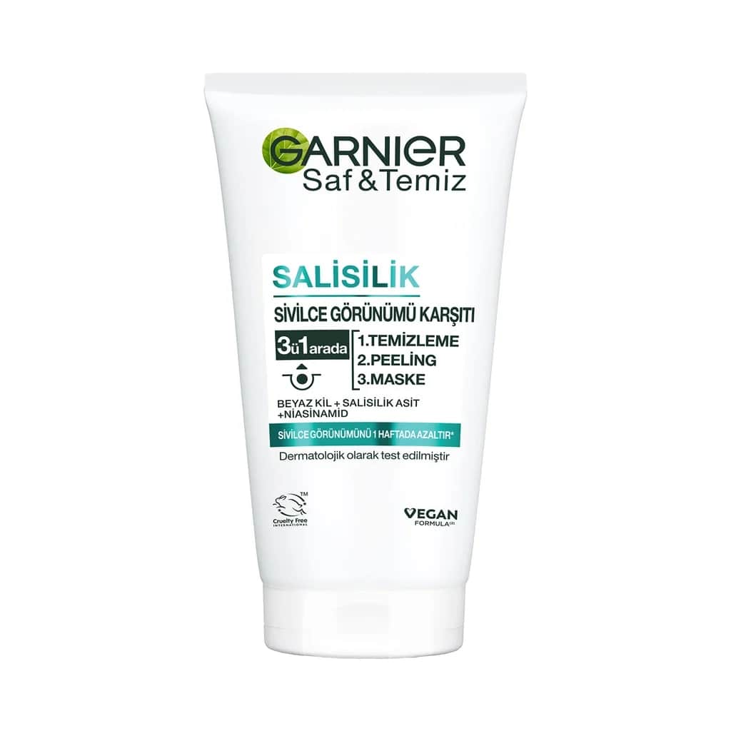 Garnier Pure &amp; Clean 3 in 1 cleanser 150 ml