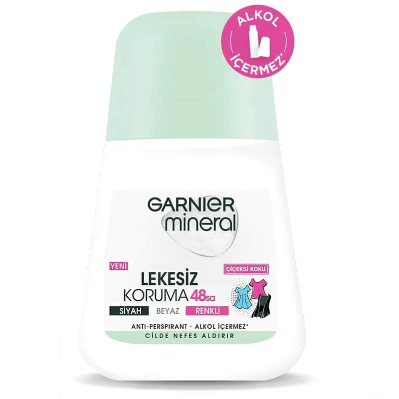 Garnier Mineral Spotless Protection Anti Perspirant Roll On 50 ml