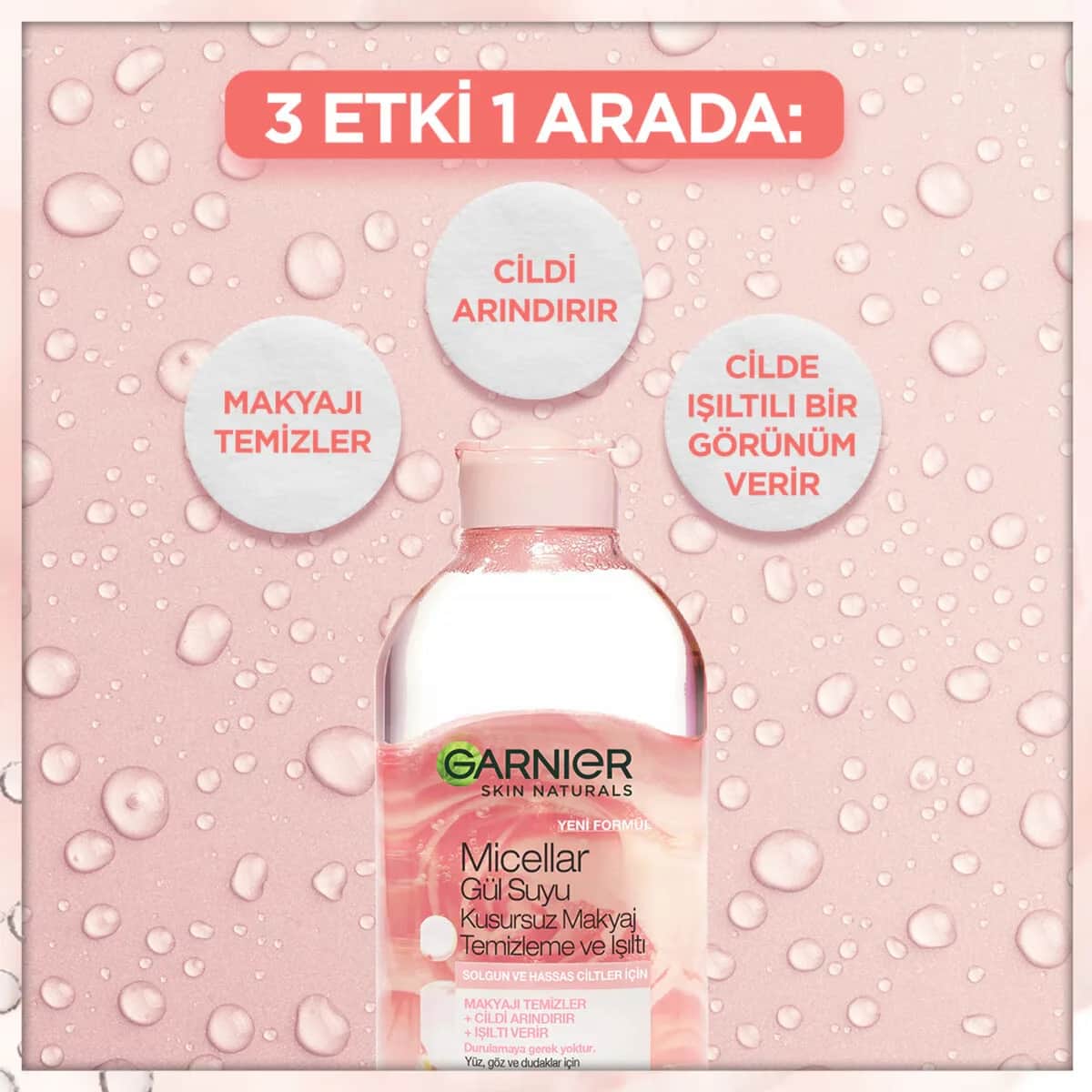 Garnier Micellar Rose Water Make-up Remover 400 ml