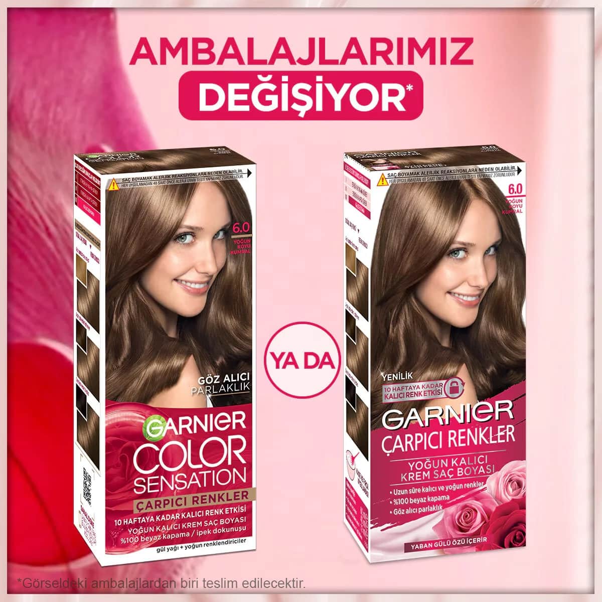 Garnier Color Naturals Hair Dye Striking Colors No: 6.0 Intense Dark Blonde Hair Dye 1 pcs