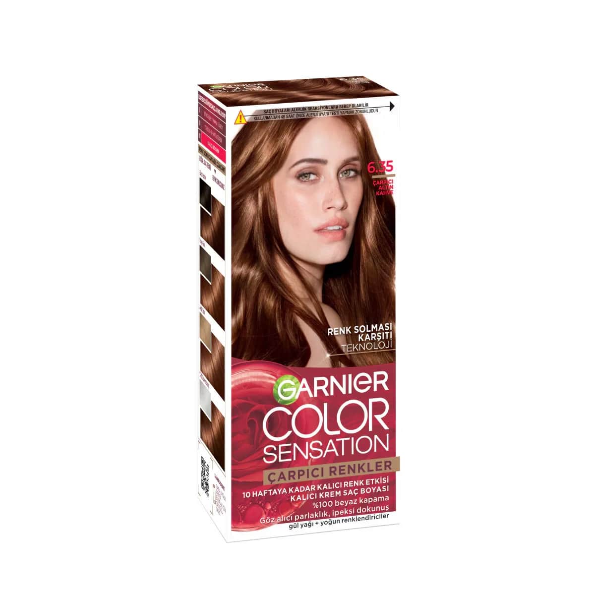 Garnier Striking Colors 6.35 striking Golden Brown Hair Dye