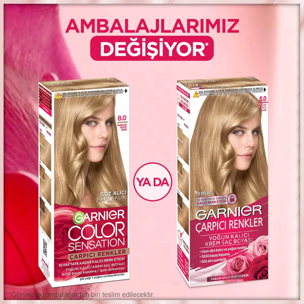 Garnier Color Naturals Hair Dye Striking Colors Hair Dye No: 8 Bright Dark Blonde 1 pcs