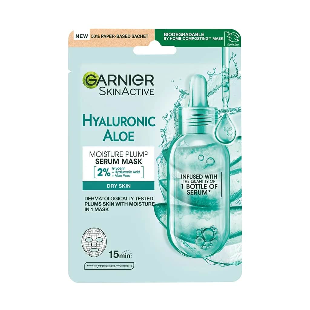 Garnier Hyaluronic Aloe Refreshing Sheet Mask 28 g