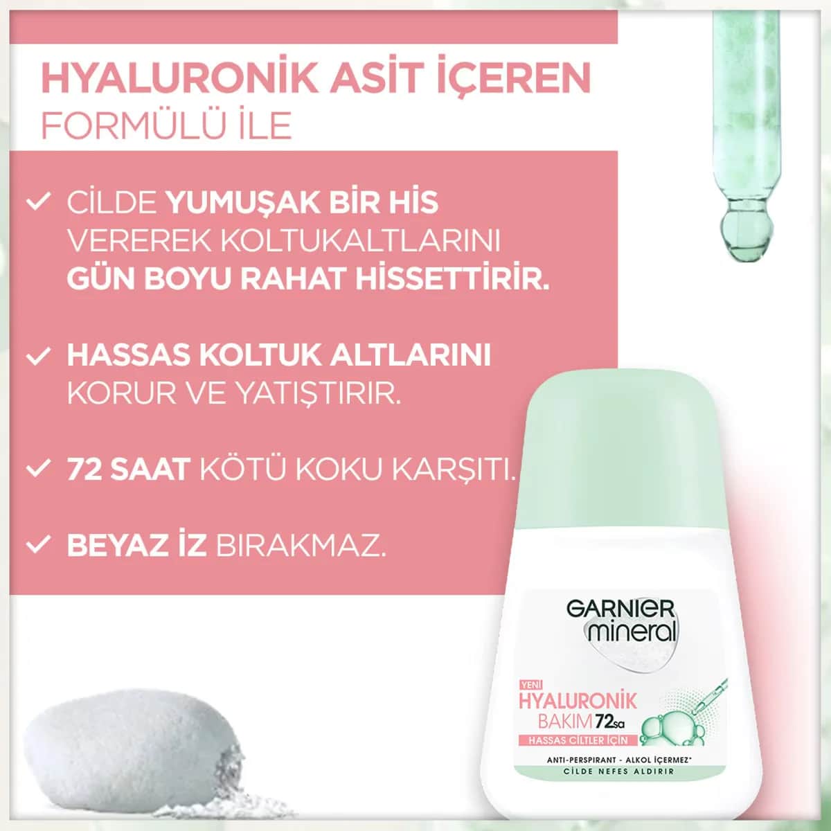 Garnier Mineral Hyaluronic Care Roll-on 50 ml