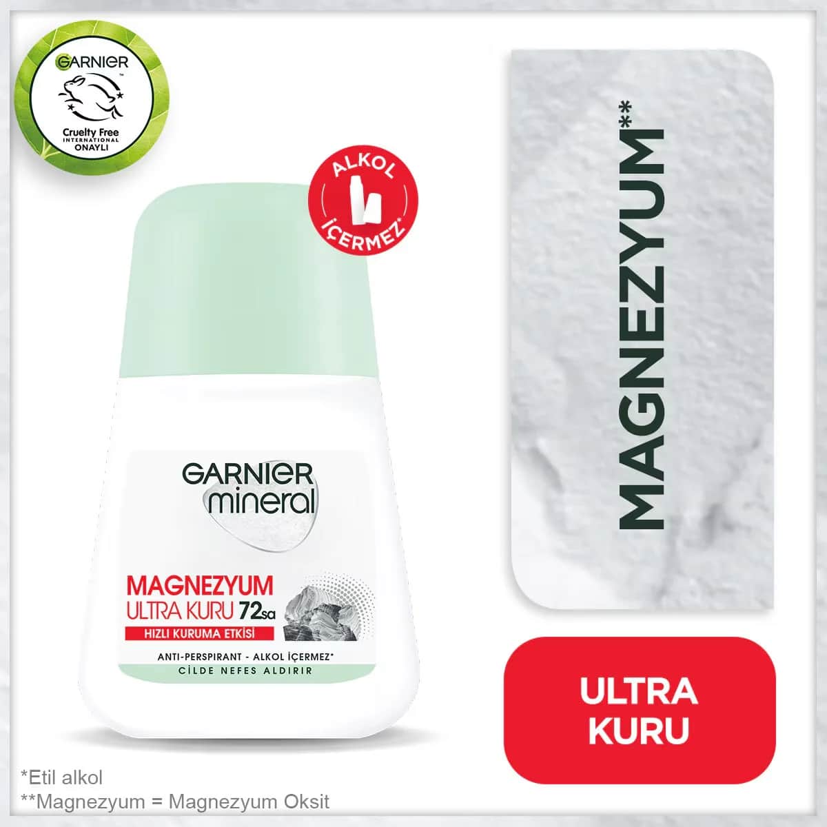 Garnier Mineral Magnesium Ultra Dry Roll-on 50 ml
