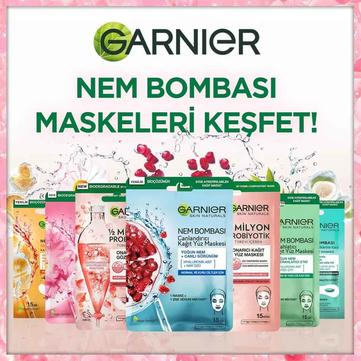 Garnier Repairing Paper Eye Mask 6 g