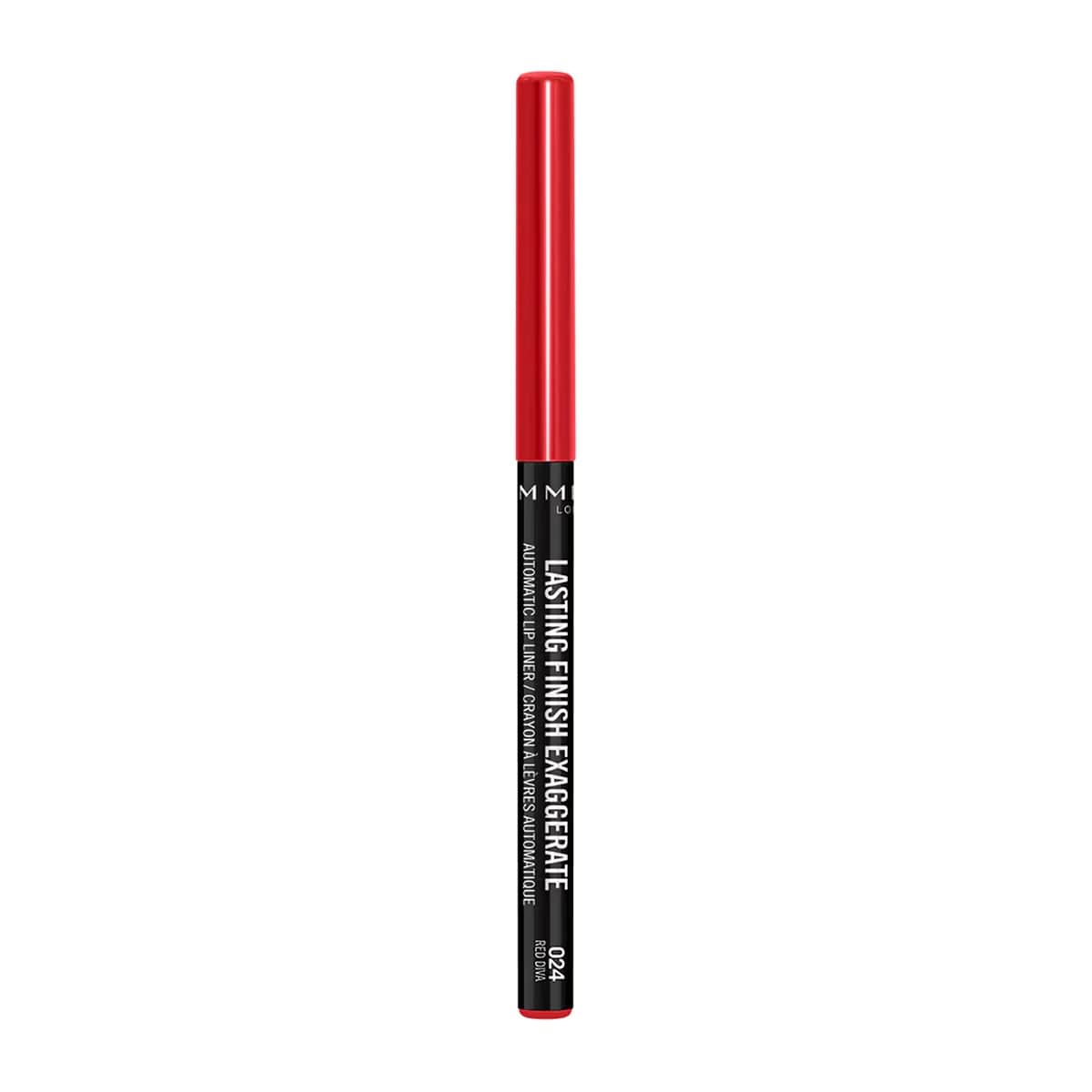Rimmel London Lasting Finish Exaggerate Auto Lip Pencil Red Diva