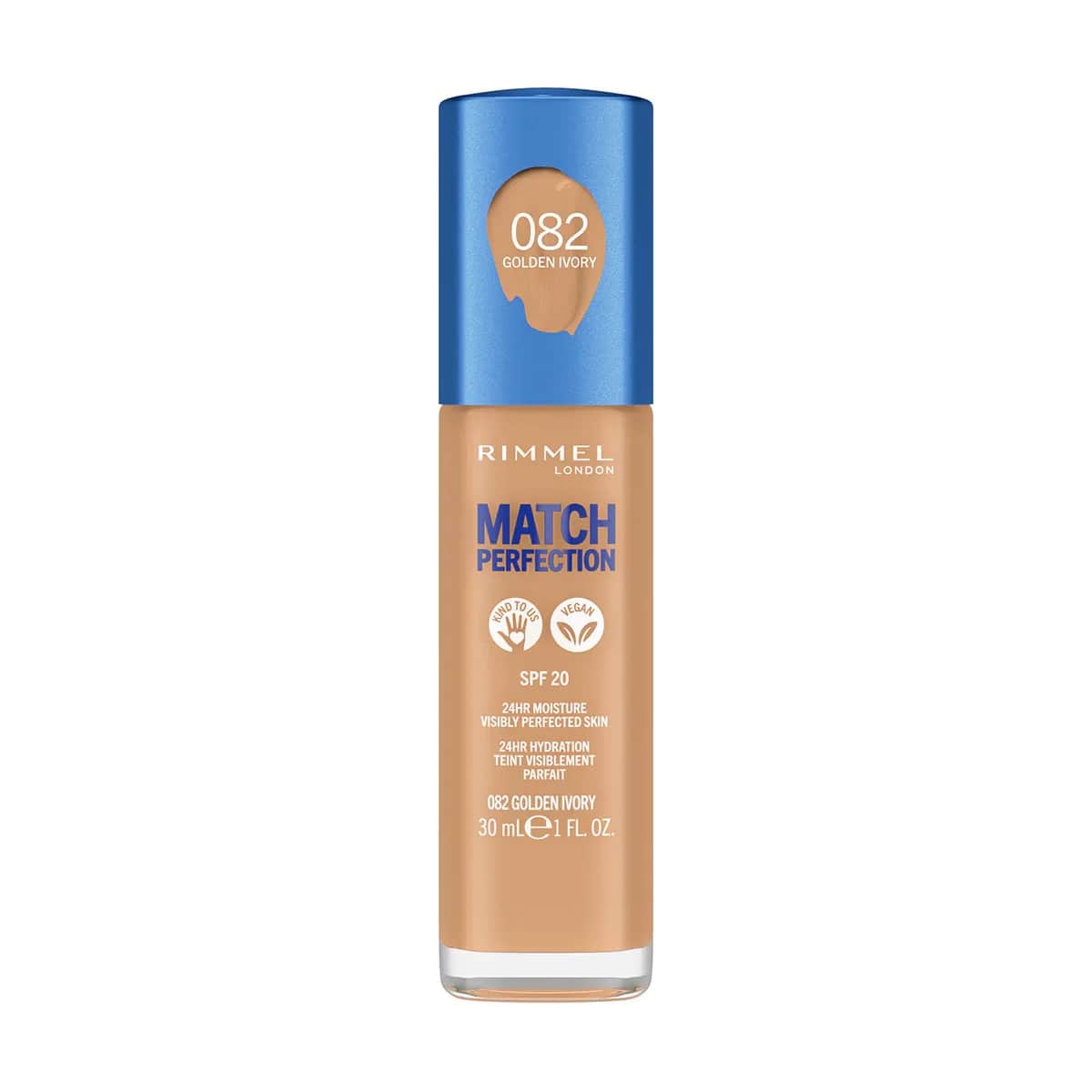 Rimmel London Match Perfection Foundation No: 82 gold Ivory