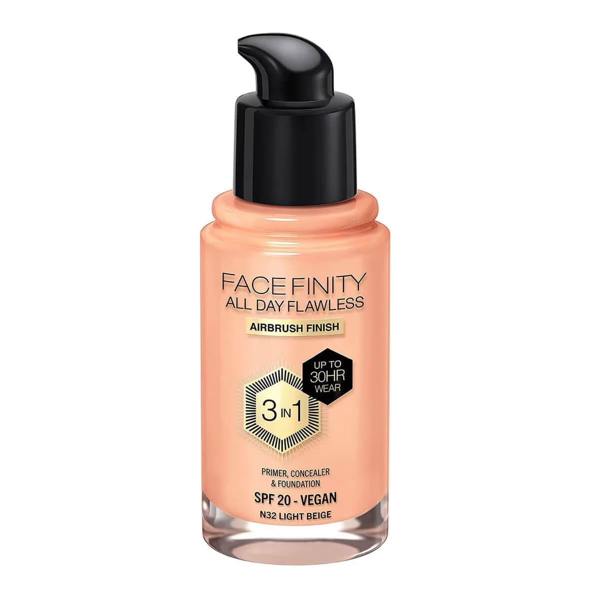 Max Factor Facefinity 3 in1 foundation No: 32 light Beige