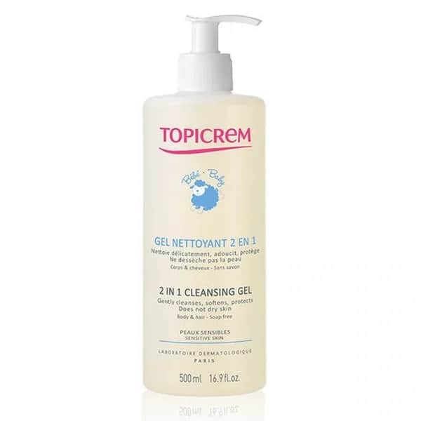 Topicrem Two-in-one Cleansing Gel For Babies 500 ml