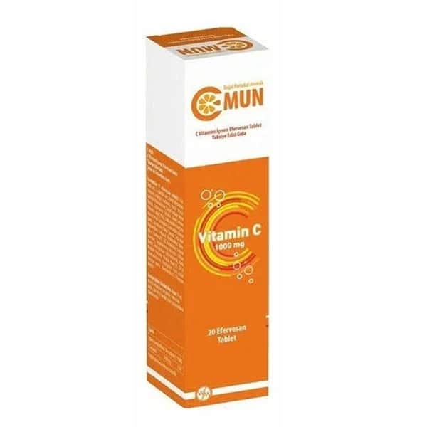 Viador C-mun 1000 mg Food Supplement 20 effervescent Tablets