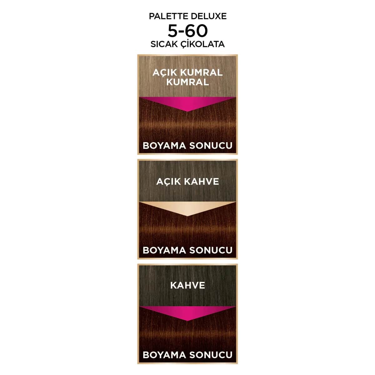 Palette Deluxe Hair Dye Hot Chocolate No: 5-60 50 ml