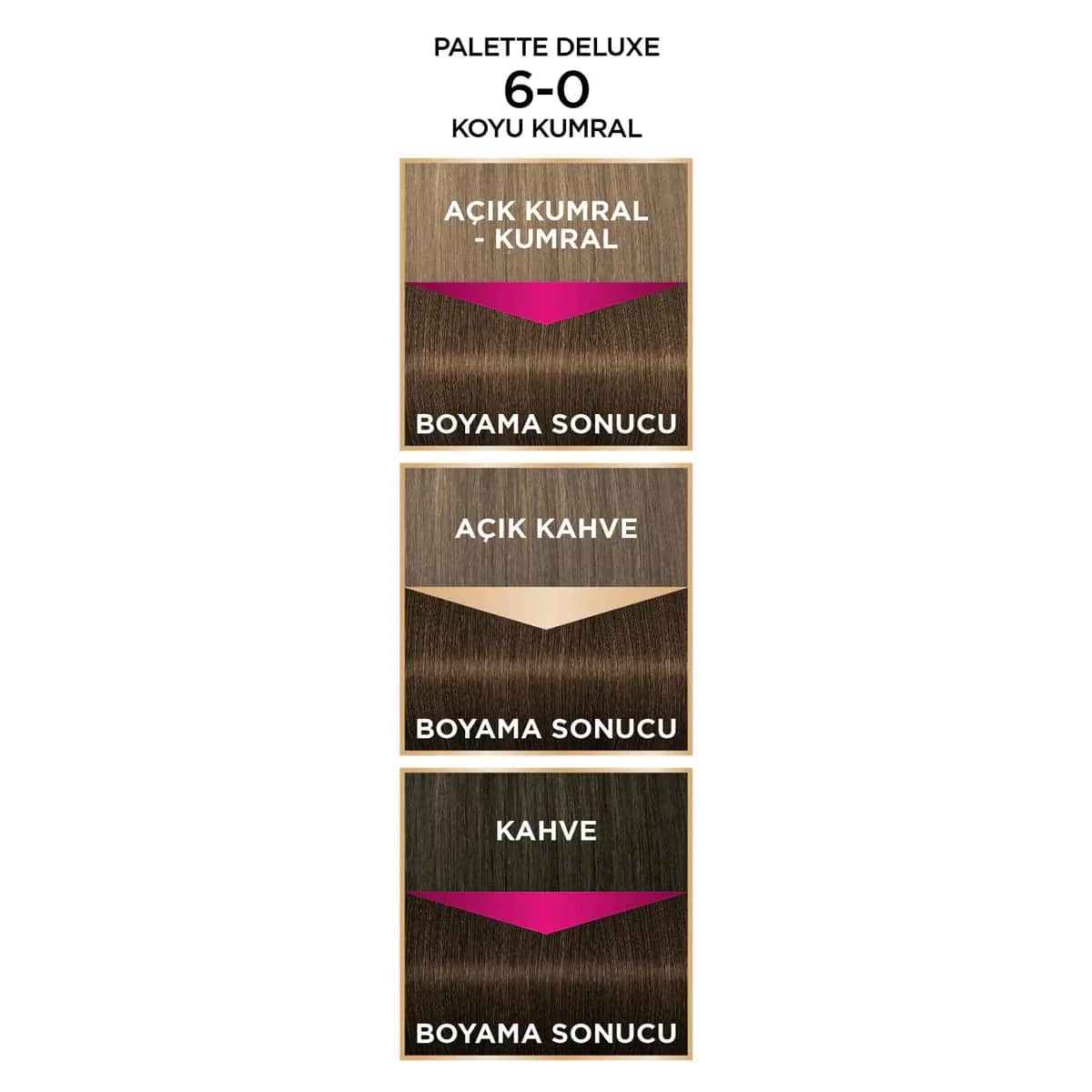 Palette Deluxe Hair Dye Dark Blonde No: 6-0 50 ml