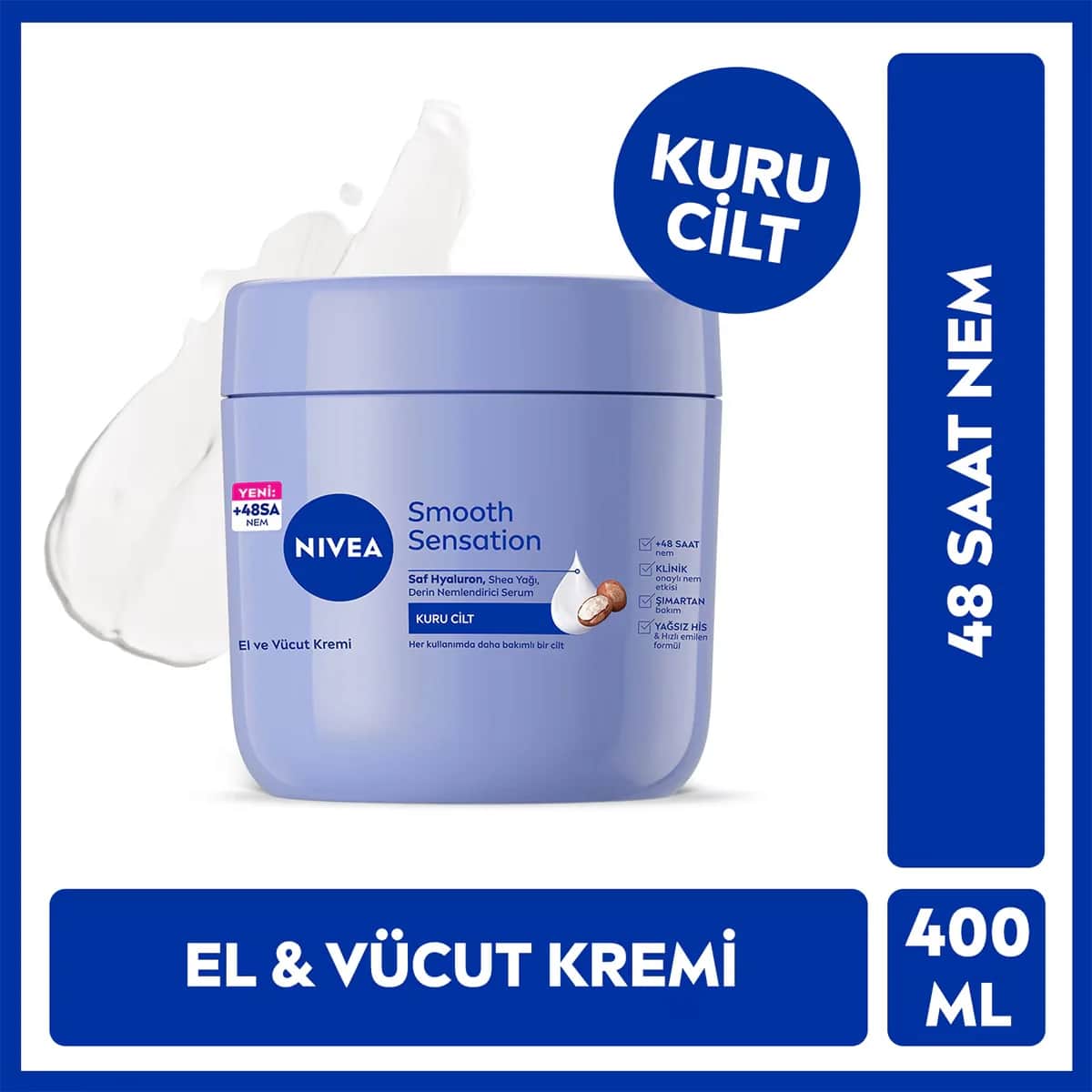 Nivea Irresistibly Smooth Body Cream 400 ml